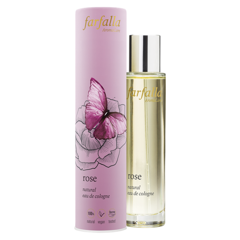 farfalla rose, natural eau de cologne, 50ml - Produktbild