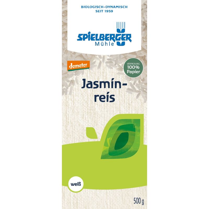 Spielberger Mühle Jasminreis, weiß, demeter - Produktbild