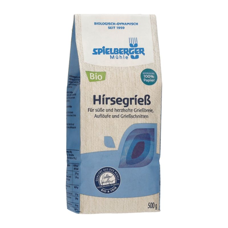 Spielberger Mühle Hirsegrieß, kbA - Produktbild