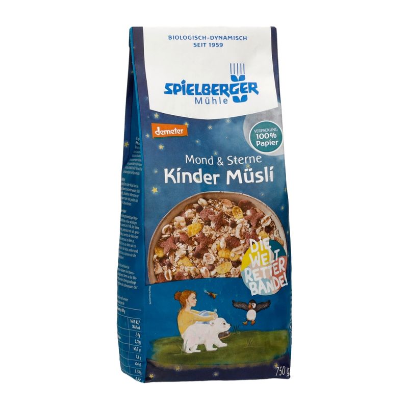 Spielberger Mühle Mond & Sterne Kinder Müsli, demeter - Produktbild