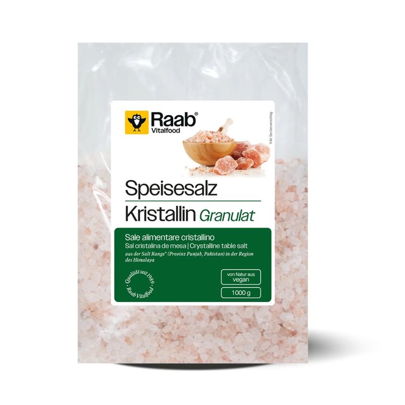 Raab Vitalfood Salz Granulat aus der Region des Himalaya - für Salzmühle - Produktbild