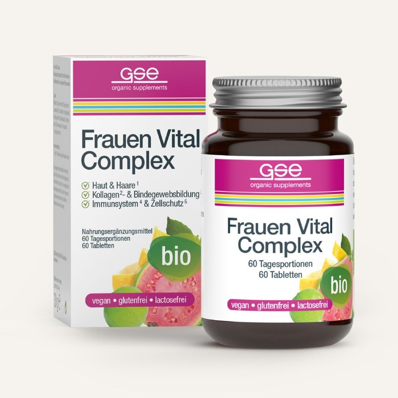 GSE  Frauen Vital Complex (Bio), 60 Tabletten à 500mg - Produktbild