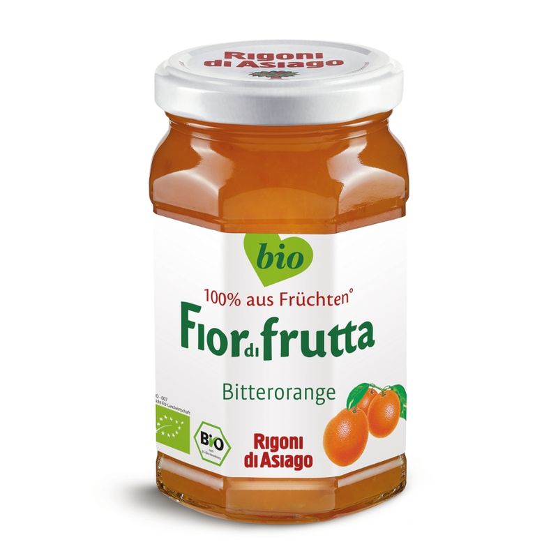 Rigoni di Asiago S.R.L.  Fiordifrutta Bio Bittere Orange-Aufstrich - Produktbild