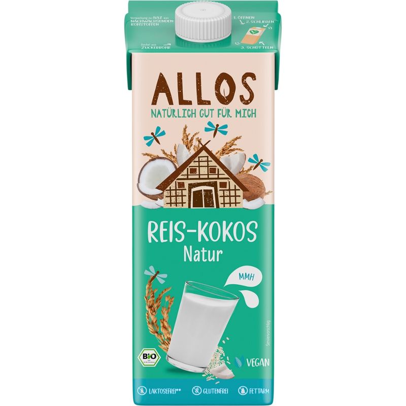 Allos Reis-Kokos Natur Drink - Produktbild