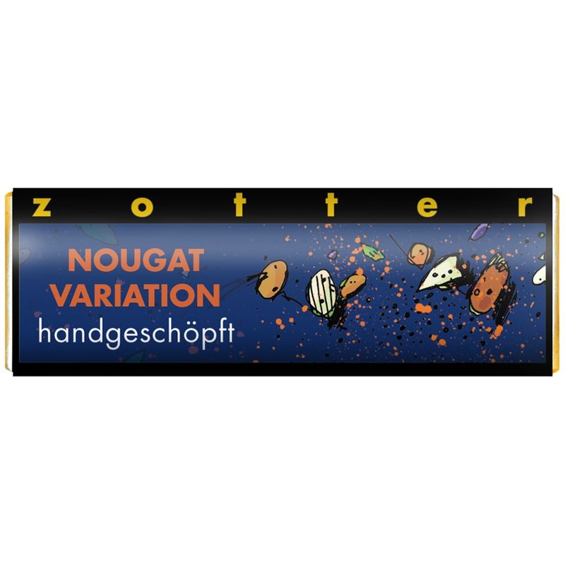 Zotter Schokolade Schoko-Mini Nougatvariation - Produktbild