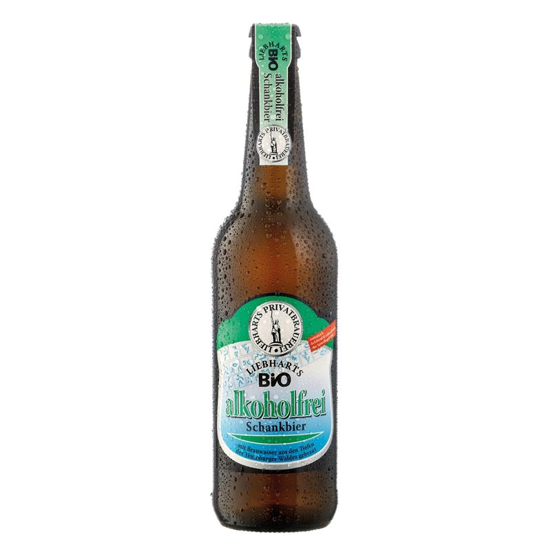 Liebharts Privatbrauerei Liebharts Bio Alkoholfrei 8x0,5 - Produktbild