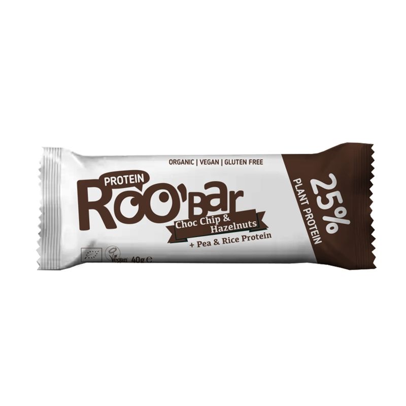 Roobar Roobar Protein Chocolate & Hazelnut, 40g, glutenfrei - Produktbild