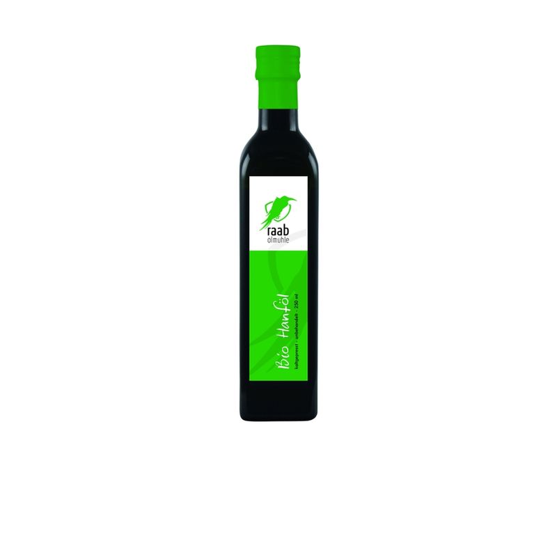 Ölmühle Raab Bio Hanföl kaltgepresst 250ml - Produktbild
