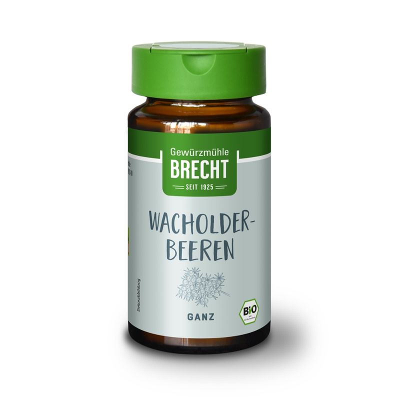 Gewürzmühle Brecht Wacholderbeeren ganz - Glas - Produktbild