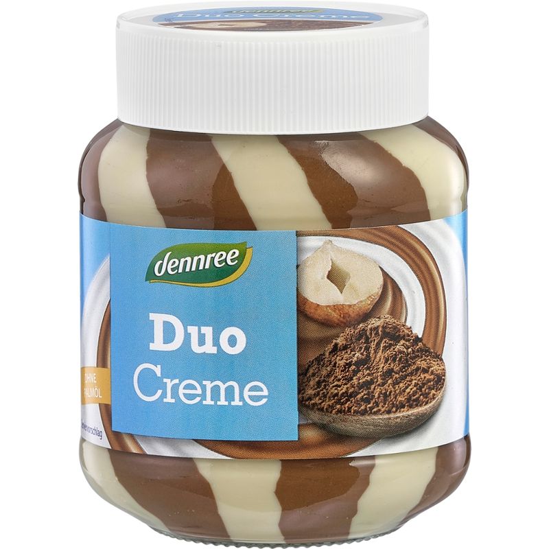 dennree Milch- & Nuss-Nougat-Duo-Creme - Produktbild