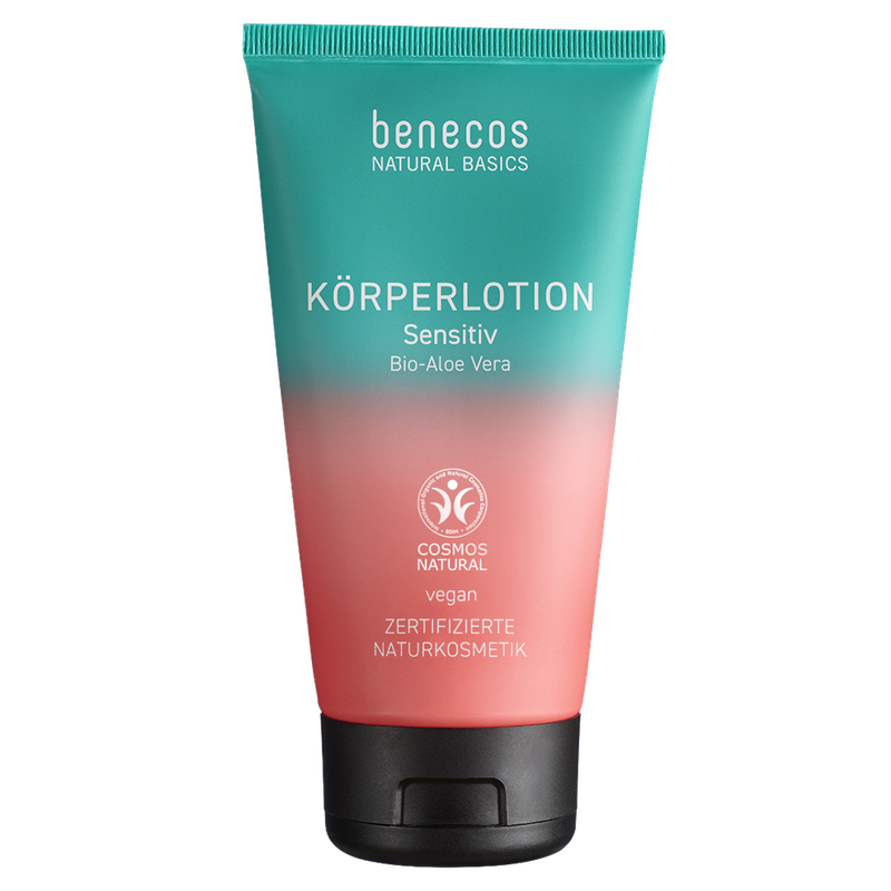 benecos benecos Natural Basics Körperlotion Sensitiv Bio-Aloe Vera - Produktbild