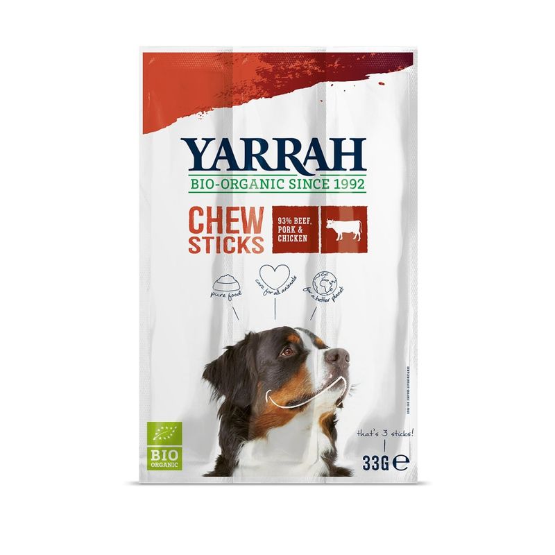 Yarrah Organic Petfood Yarrah Bio Hund Snack Kaustange Rind - Produktbild