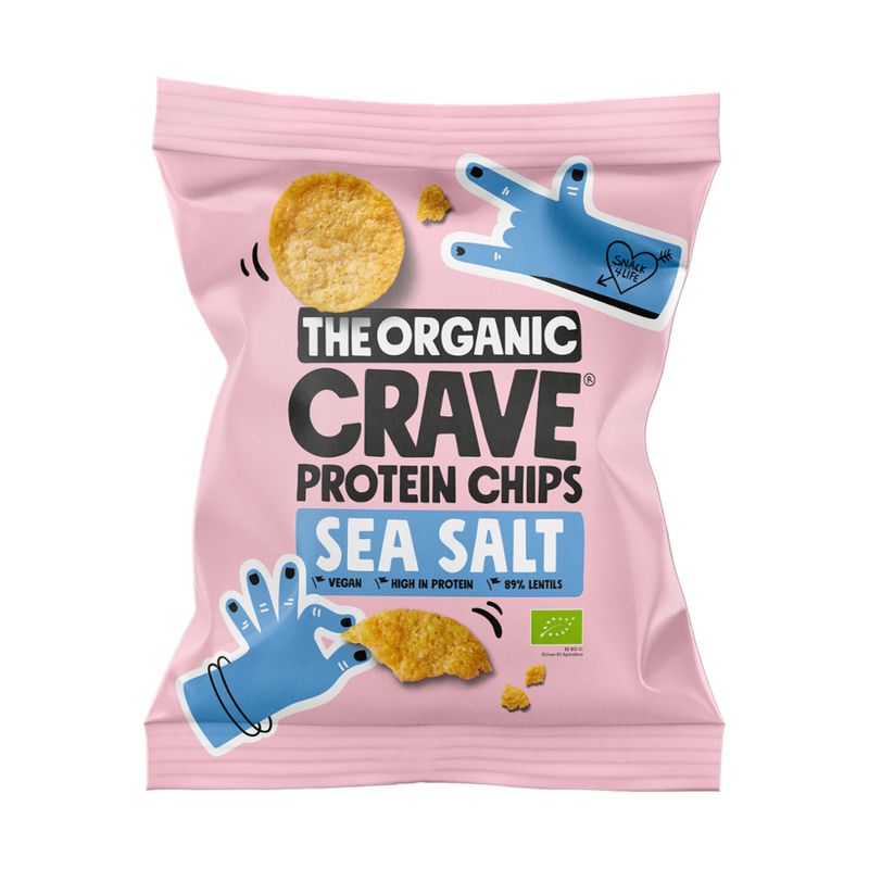 The Organic Crave The Organic Crave Protein Chips Sea Salt 30g - Produktbild