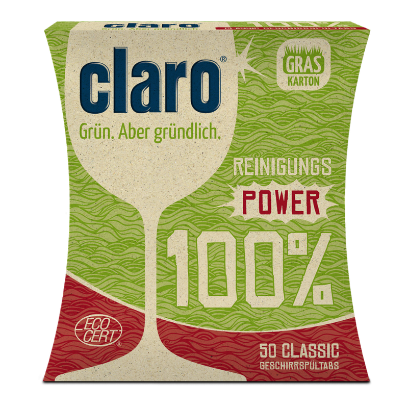 claro claro 100% Classic Tabs 50 Stk. à 16g ECOCERT - Produktbild
