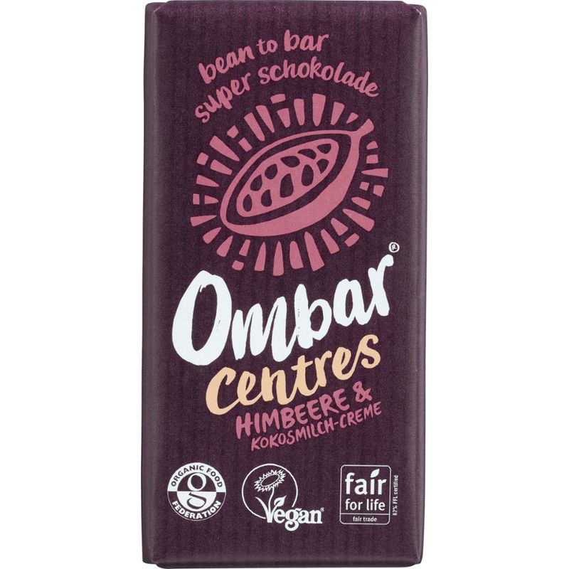 Ombar Ombar Centres Himbeere & Kokosmilch-Creme - Produktbild