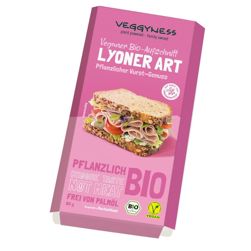 Veggyness Veganer Aufschnitt Lyoner Art - Produktbild