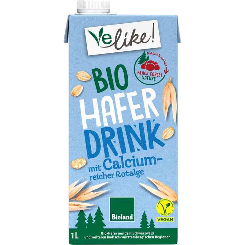 Velike! Velike! Bio H-Haferdrink Calcium 12x1L PG - Produktbild