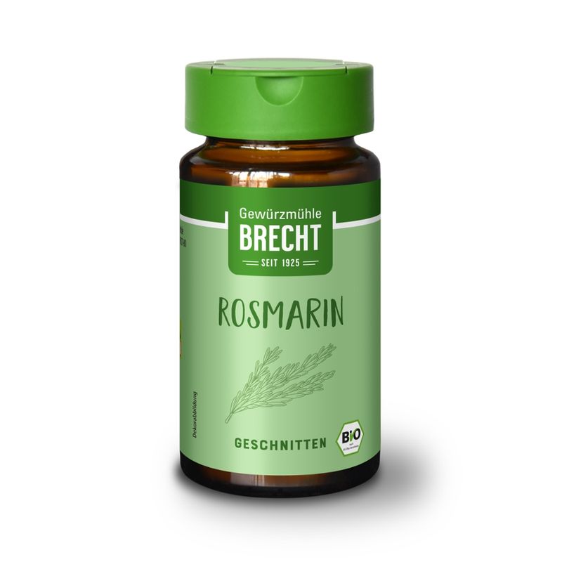 Gewürzmühle Brecht Rosmarin geschnitten - Glas - Produktbild