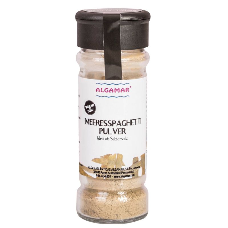 Algamar Meeresspaghetti Pulver (Algen- Würzer) 70g BIO - Produktbild