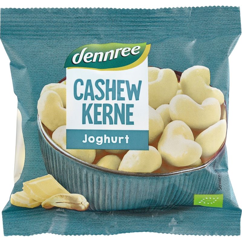 dennree Cashewkerne in weißer Joghurt-Schokolade - Produktbild