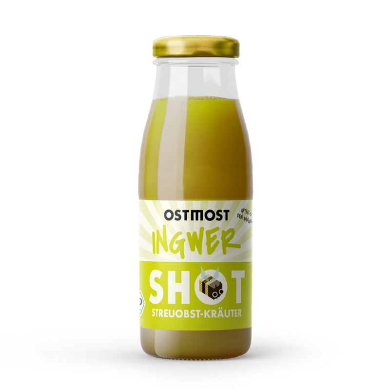 OSTMOST OSTMOST Bio Ingwer Shot Streuobst Kräuter 250ml - Produktbild