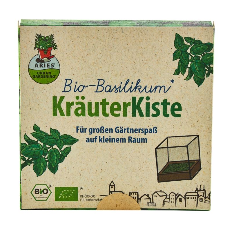 Aries Bio-Basilikum Kräuterkiste - Produktbild