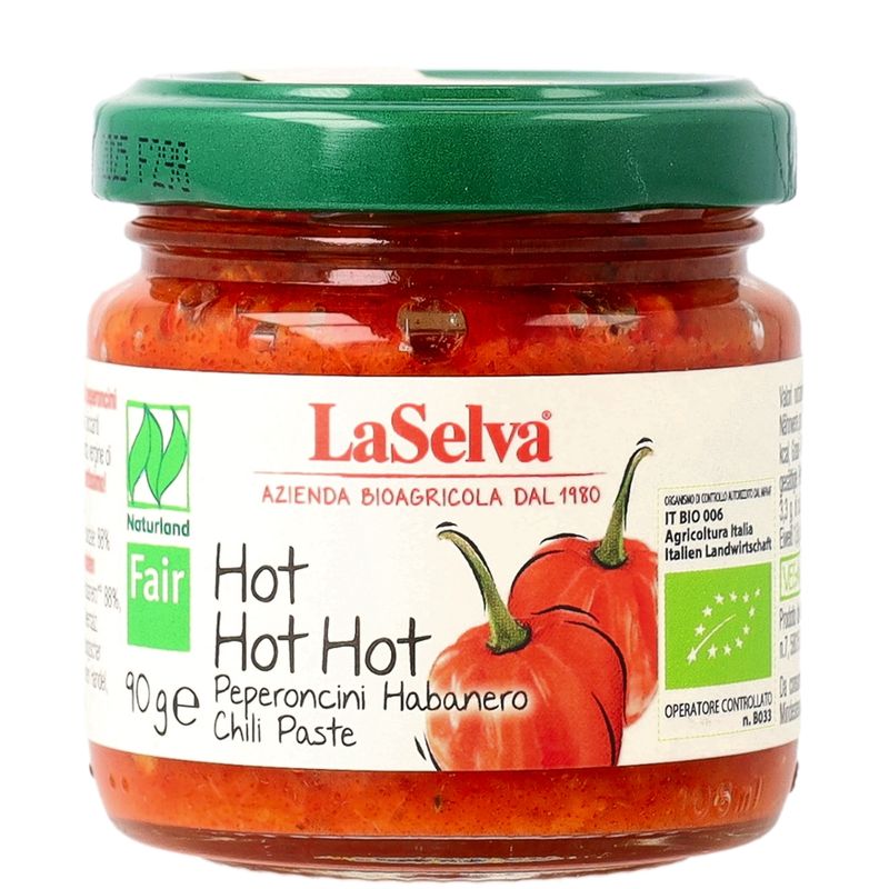 LaSelva Hot Hot Hot - Würzpaste aus Chilischoten - Produktbild