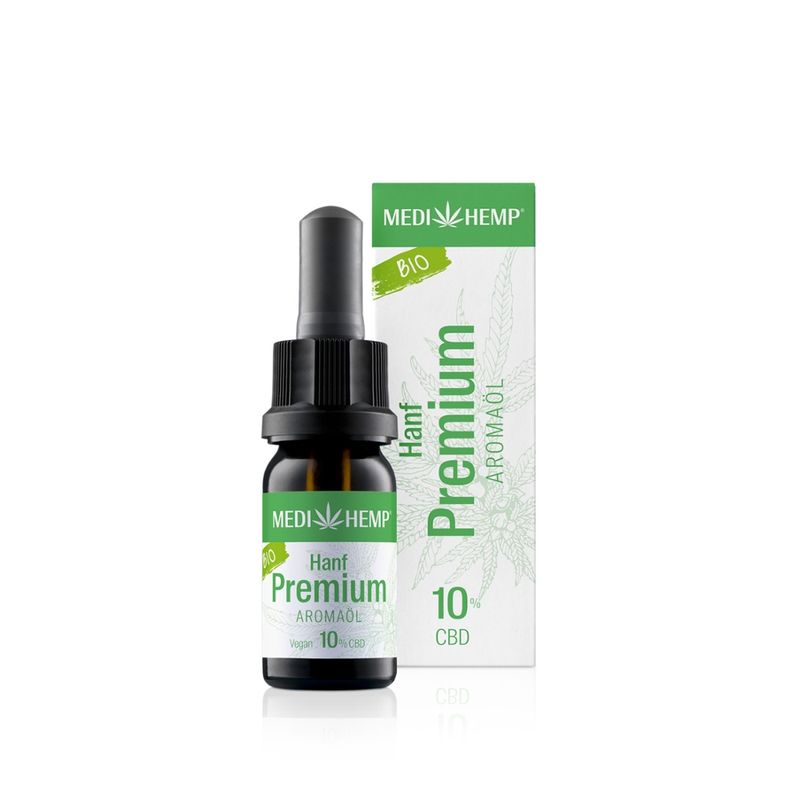 MEDIHEMP Bio Hanf Premium Aromaöl 10 % - Produktbild