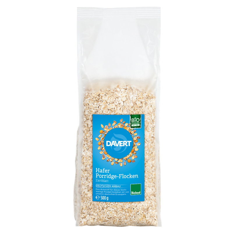 Davert Hafer Porridge-Flocken Zartblatt 500g - Produktbild