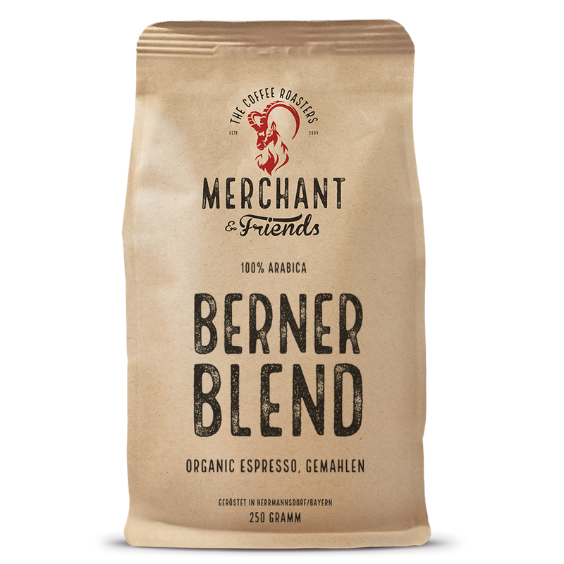 Merchant & Friends Berner Blend  ORGANIC ESPRESSO - Produktbild