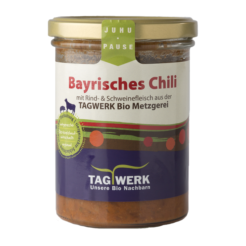 TAGWERK Bayrisches Chili mit Rind & Schweinefleisch aus der TAGWERK Bio Metzgerei - Produktbild