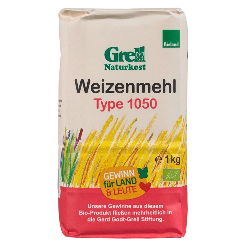 Grell Naturkost Weizenmehl Type 1050 (Bioland) - Produktbild