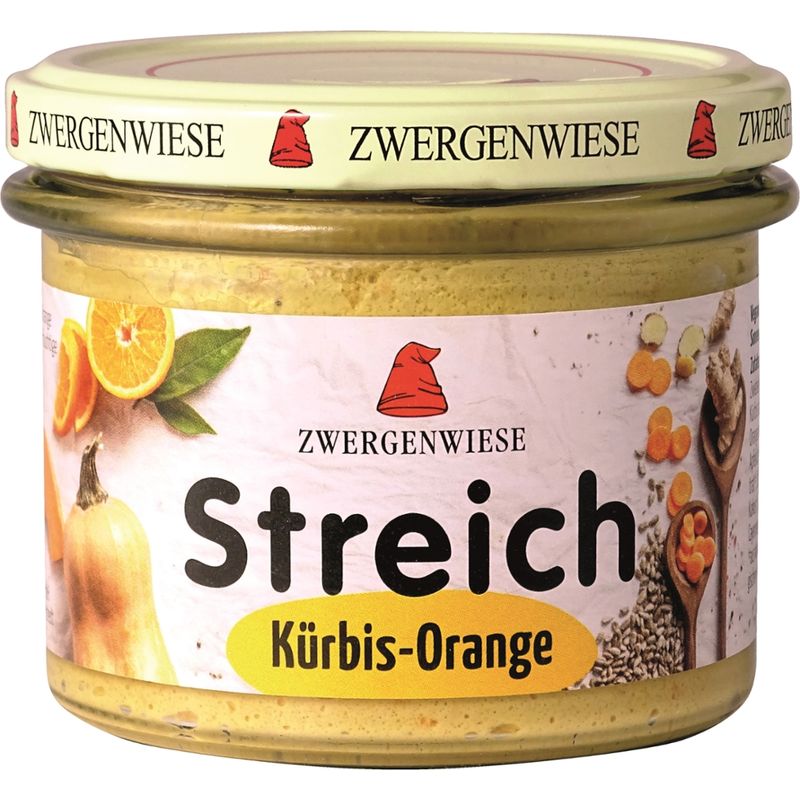 Zwergenwiese Kürbis Orange Streich - Produktbild