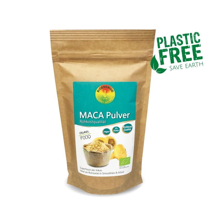 BIOENERGIE BIO MACA PULVER, Superfood der Inkas, im Bio-Papierbeutel - Produktbild