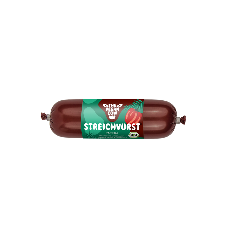 THE VEGAN COW BIO-Streichvurst Paprika - Produktbild