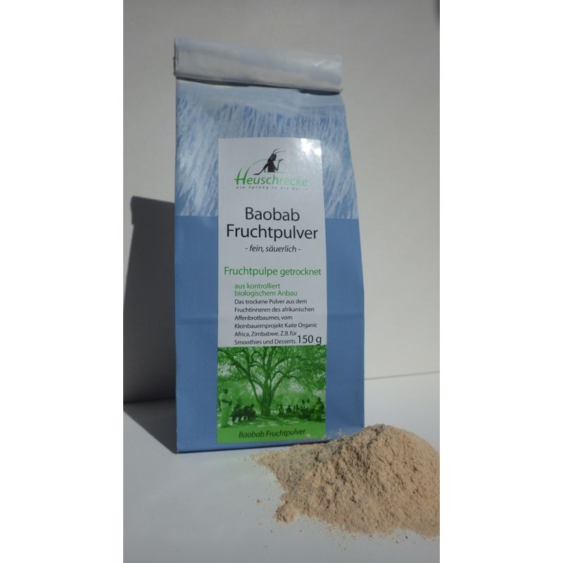 Heuschrecke Baobab Fruchtpulver, kbA - Produktbild