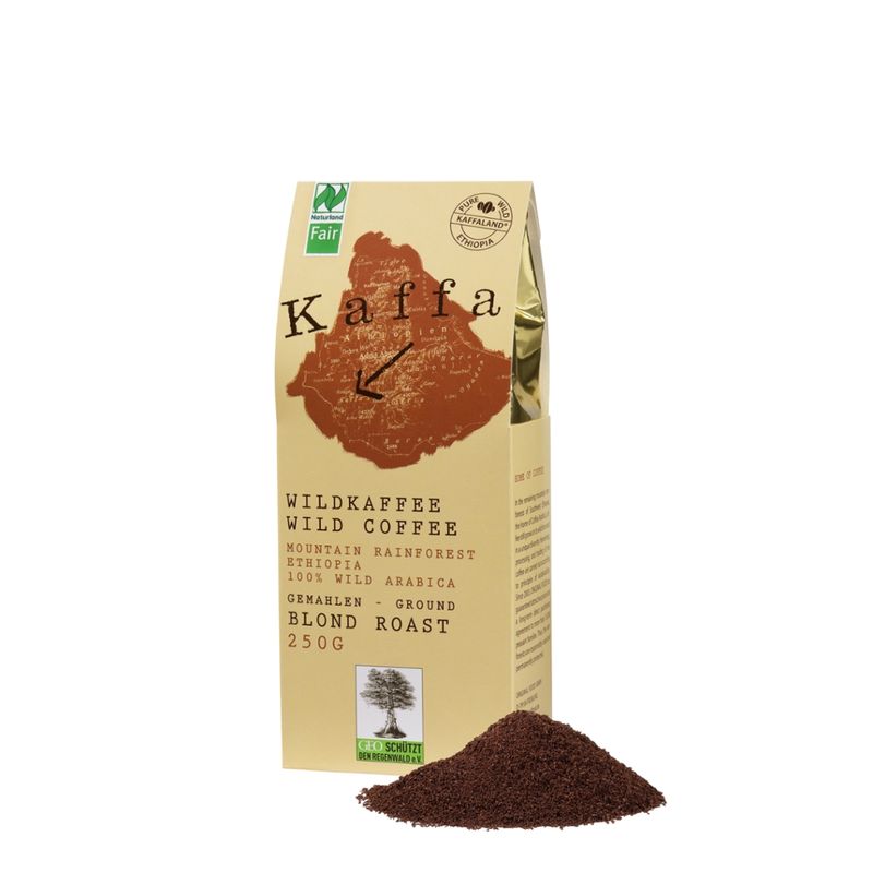 Kaffa Wildkaffee Kaffa Wildkaffee, Blond Roast, gemahlen, 250g, bio- und Naturland Fair-zertifiziert - Produktbild