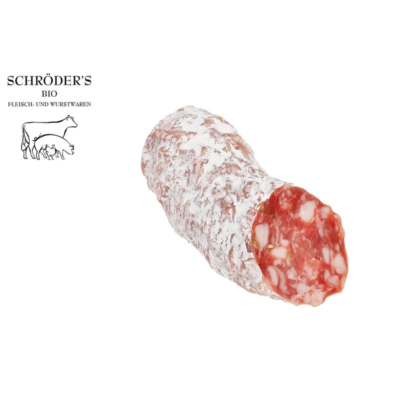 Schröder's Bio Fleisch- und Wurstwaren Salami con Finocchio 200 g - Produktbild