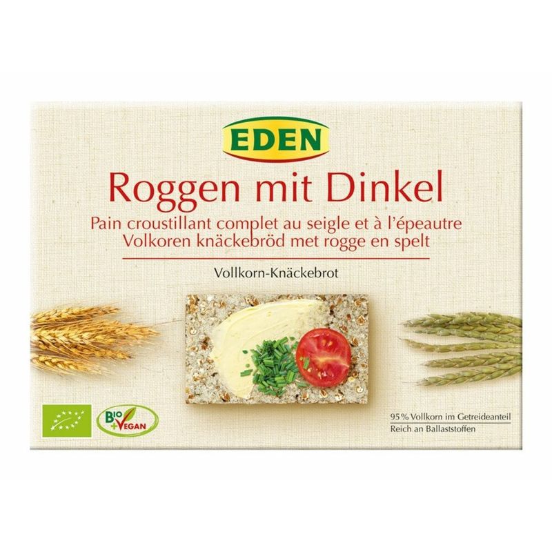 EDEN Roggen mit Dinkel Vollk.-Knäckebrot - Produktbild