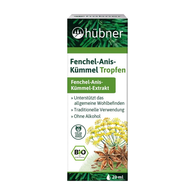 Hübner hübner® Fenchel-Anis-Kümmel Tropfen - Produktbild