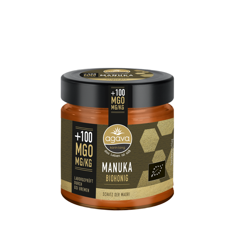 Agava Manukahonig MGO +100 - Schatz der Maori - Produktbild