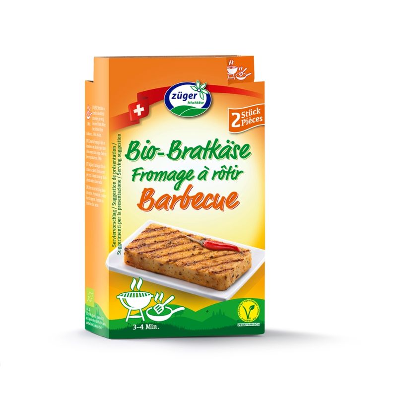 Züger Frischkäse AG Züger Bio Bratkäse Barbecue 2x80g - Produktbild