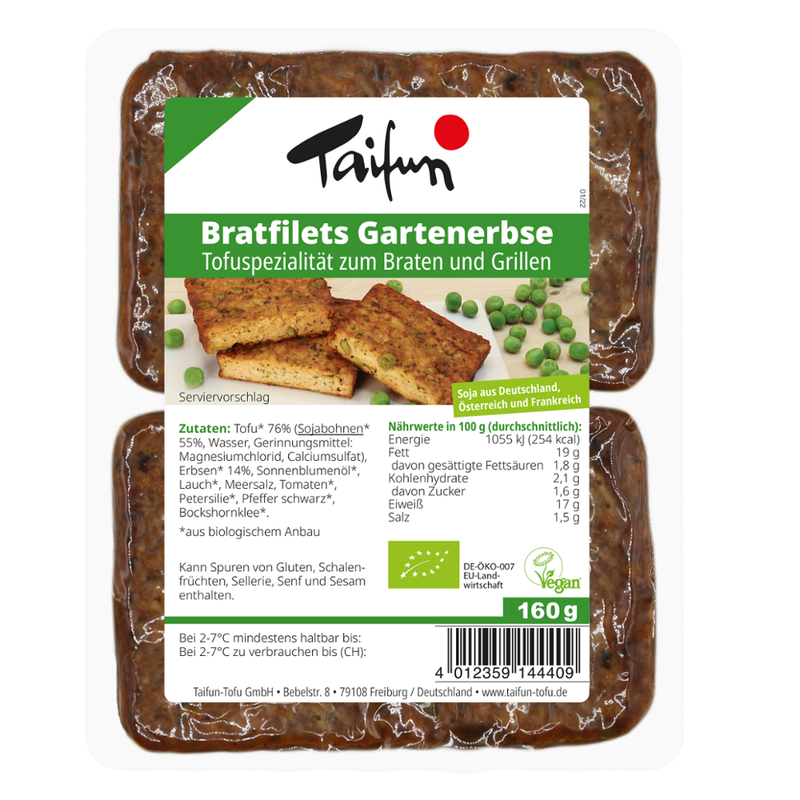 Taifun Bratfilets Gartenerbse - Produktbild