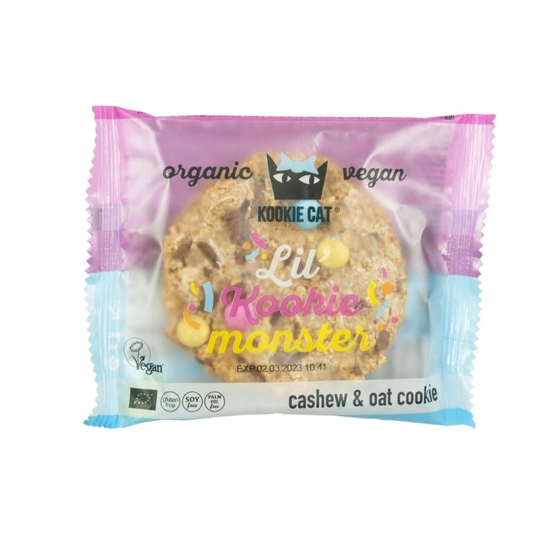 KookieCat Kookie Cat, Lil’ Kookie Monster, 50g , biovegan, glutenfrei - Produktbild