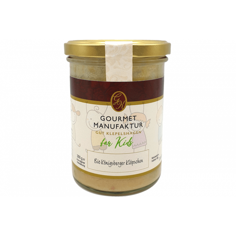 Gourmet Manufaktur Gut Klepelshagen Bio Königsberger Klöpschen for Kids - Produktbild
