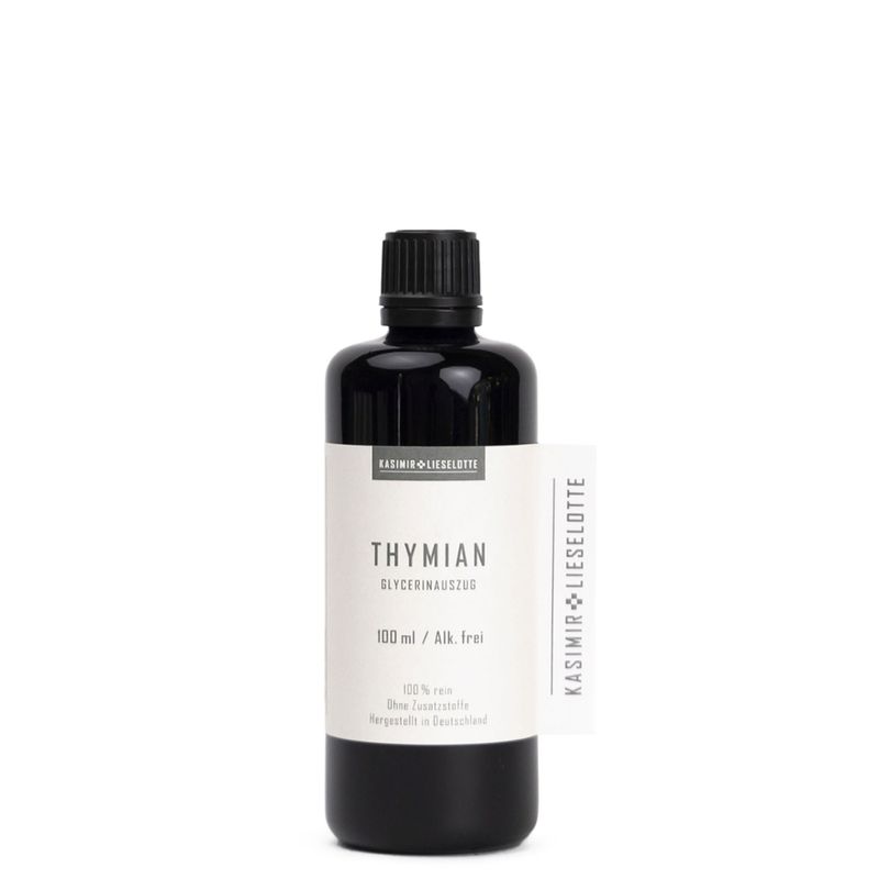Kasimir + Lieselotte Kräuterkultur Thymian Tinktur Alkoholfrei - Produktbild
