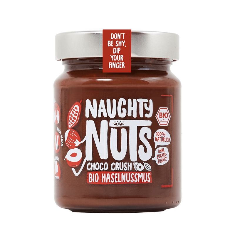 Naughty Nuts Naughty Nuts Bio Erdnussmus Cacao Crunch, 250g - Produktbild