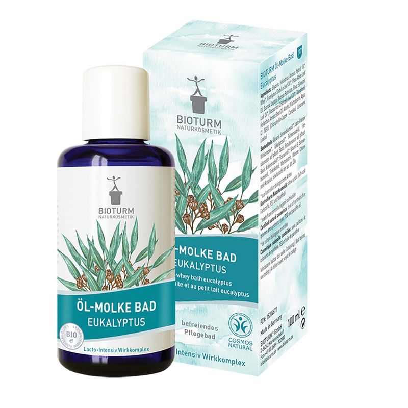 BIOTURM Öl-Molke Bad Eukalyptus 100 ml in der Glasflasche - Produktbild