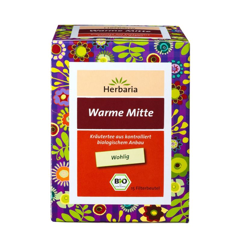 HERBARIA Warme Mitte Tee bio 15 FB - Produktbild