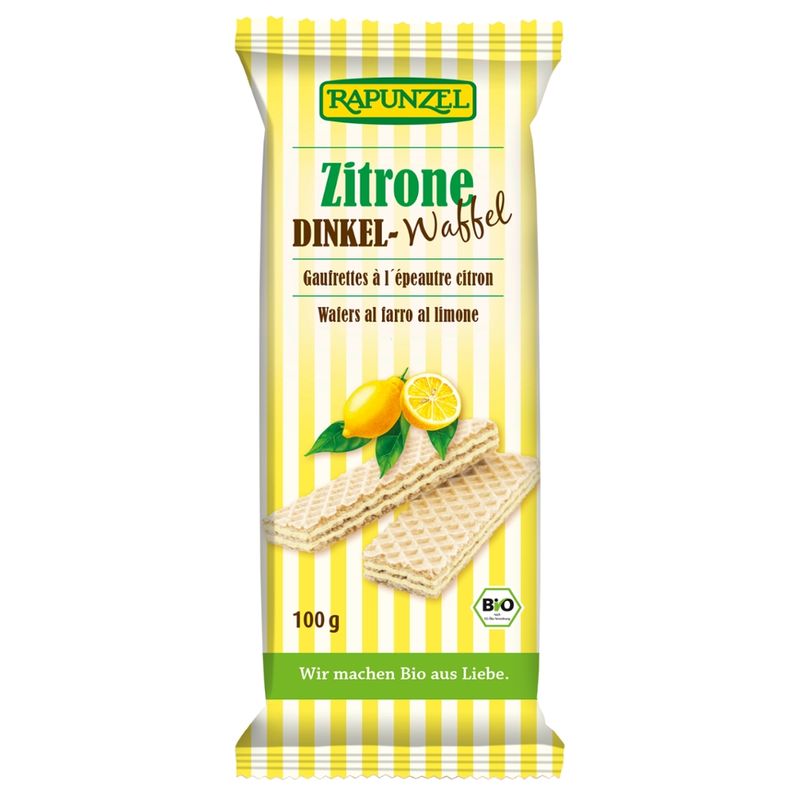 Rapunzel Dinkel-Waffeln Zitrone - Produktbild